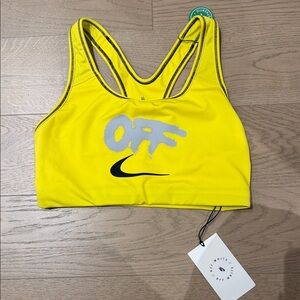 Nike Off-White Collab Sports Bra Med NWT